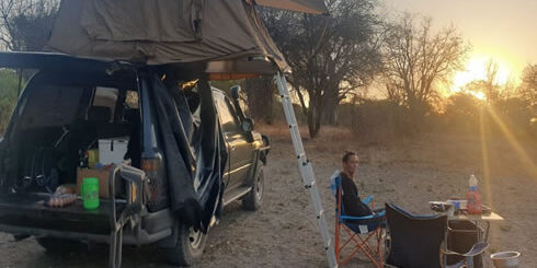 rooftop tent car hire Uganda