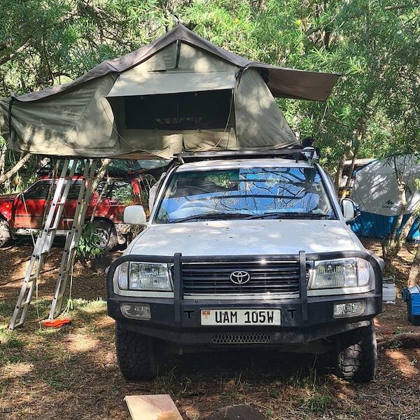 4x4 car hire with a roof tent Uganda