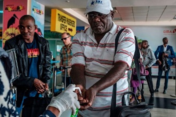 Ebola Screening at Entebbe Airport
